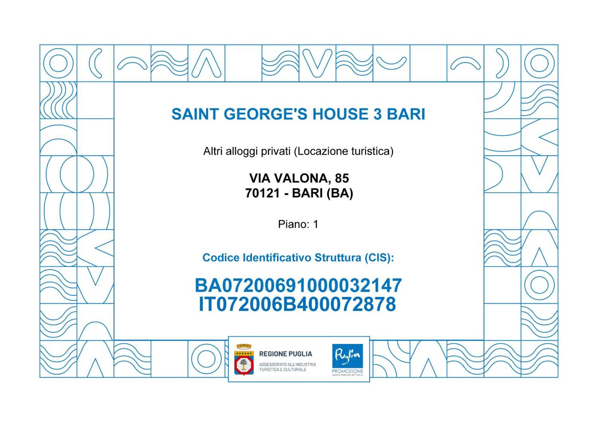 Saint George'S House 3 Bari Apartment Bagian luar foto